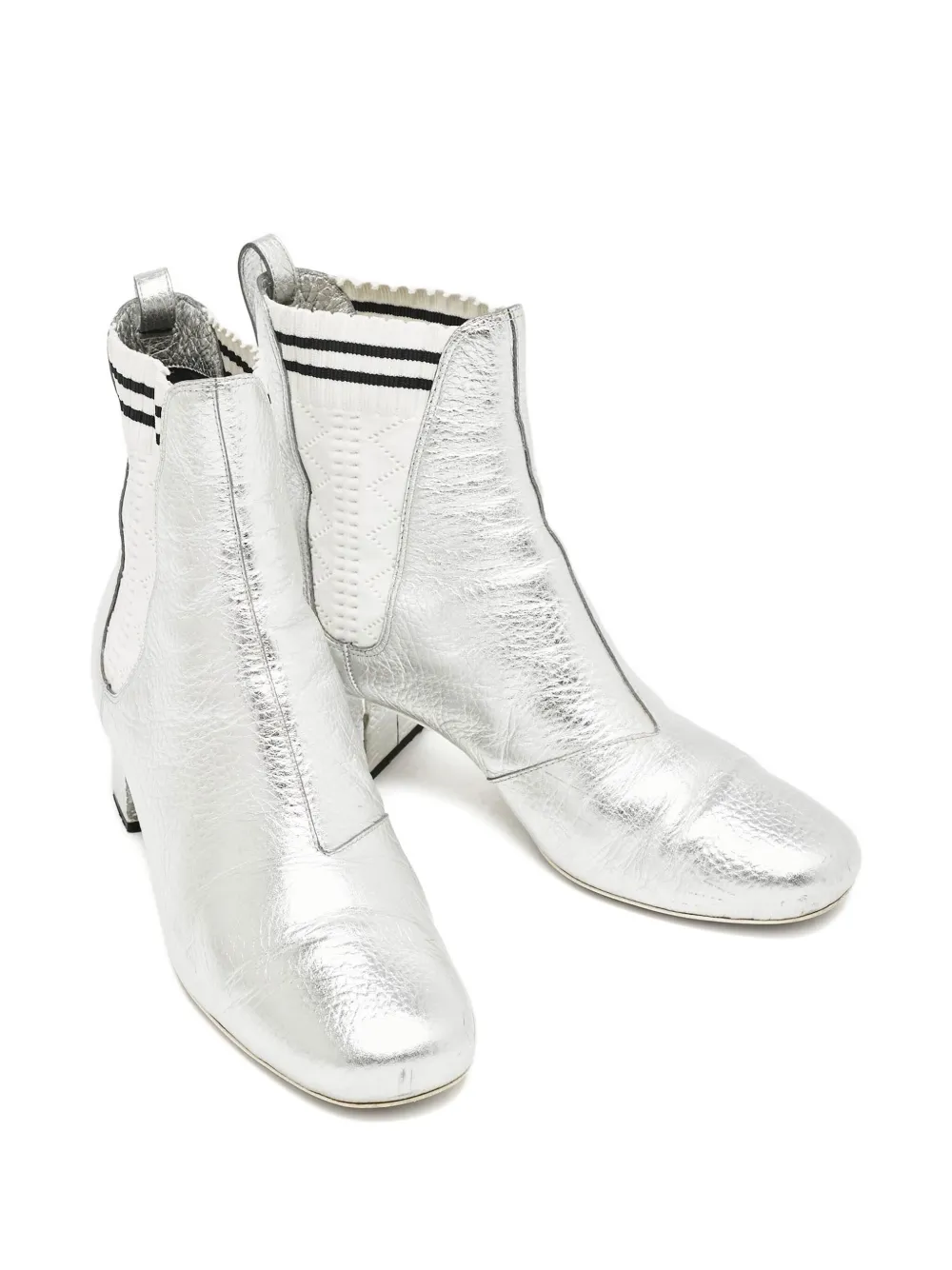 Fendi Pre-Owned 2024 50mm metallic boots | Image 2
