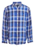 Polo Ralph Lauren Vintage 2024 checkered linen shirt - Blue