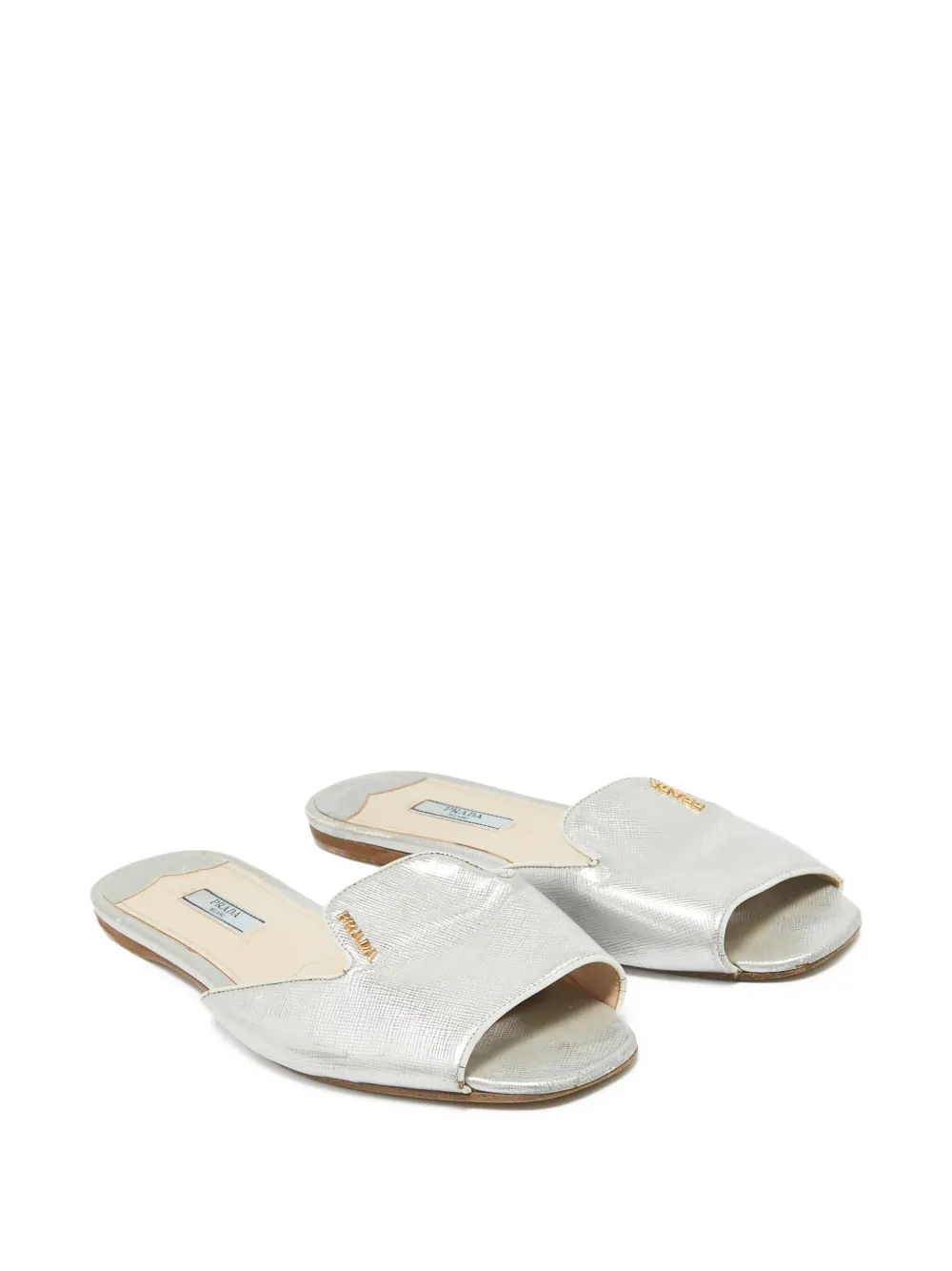 Prada Pre-Owned Saffiano leather mules | Image 2