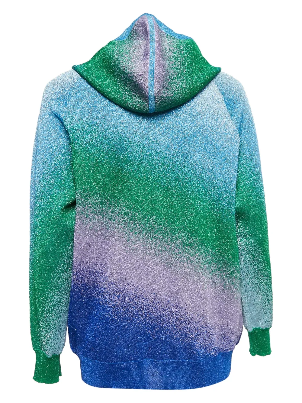 Maje pre-owned gradient zip-up hoodie | Image 2