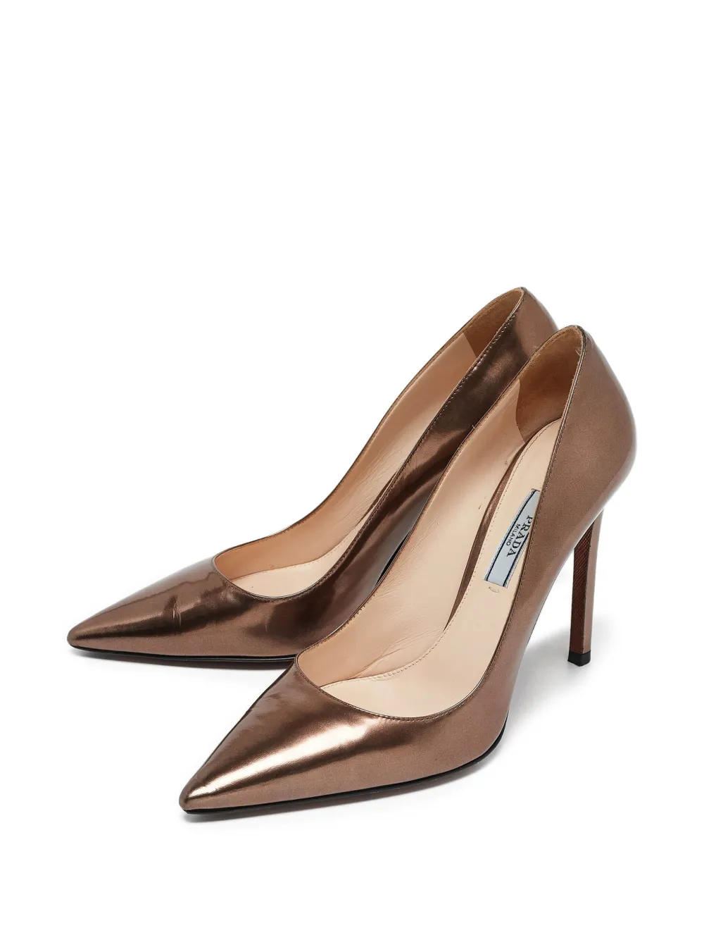 Prada Pre-Owned 110mm leather pumps | Image 2