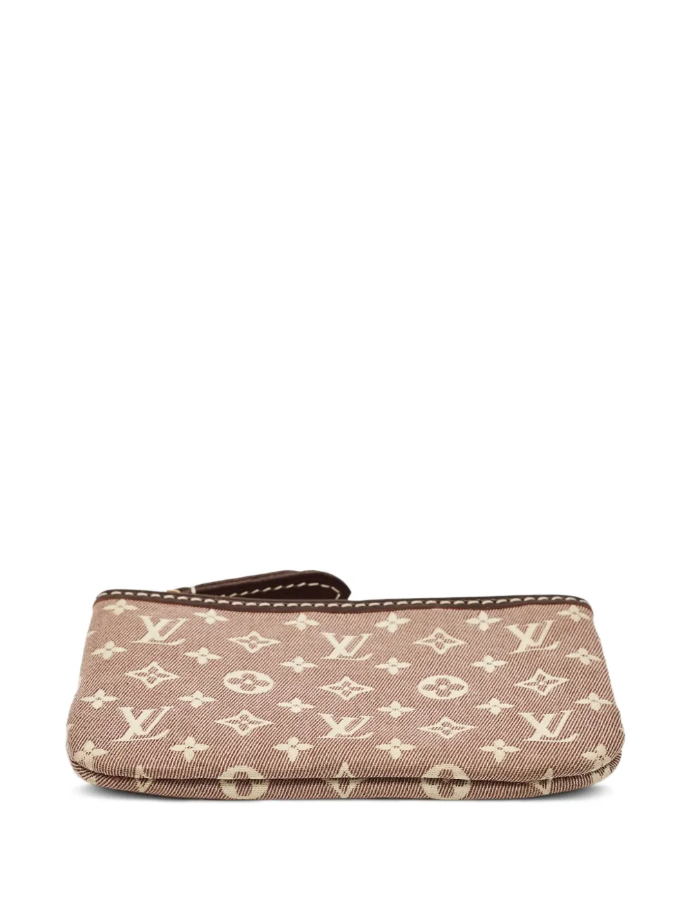 Pre-owned Louis Vuitton Pochette Clés Key Pouch In Neutral