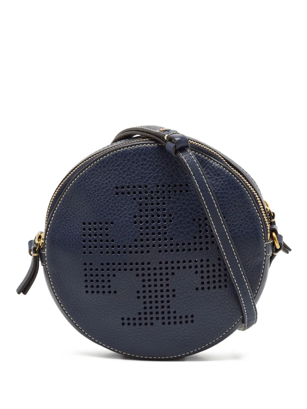 Tory Burch レザー ショルダーバッグ - ブルー Tory Burch レザー ショルダーバッグ - ブルー