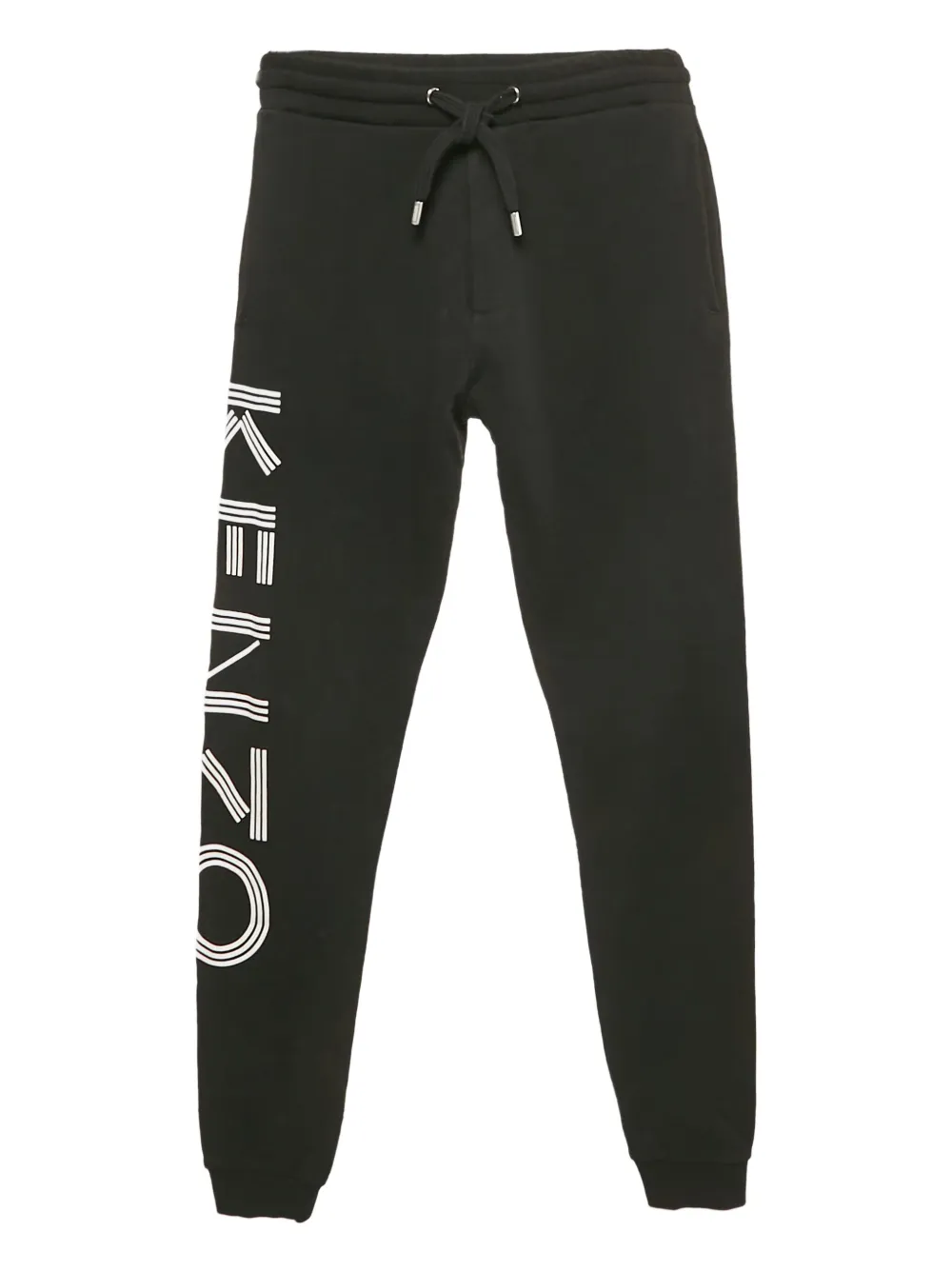 Kenzo Pre-Owned logo-print cotton joggers | Black | Image 1