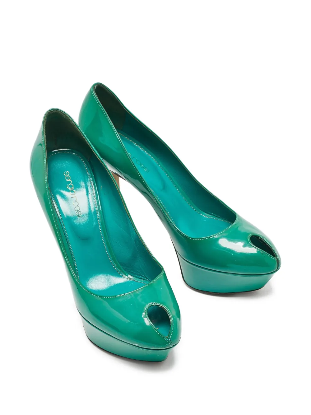 Sergio Rossi escarpins pre-owned à bout ouvert | Image 2