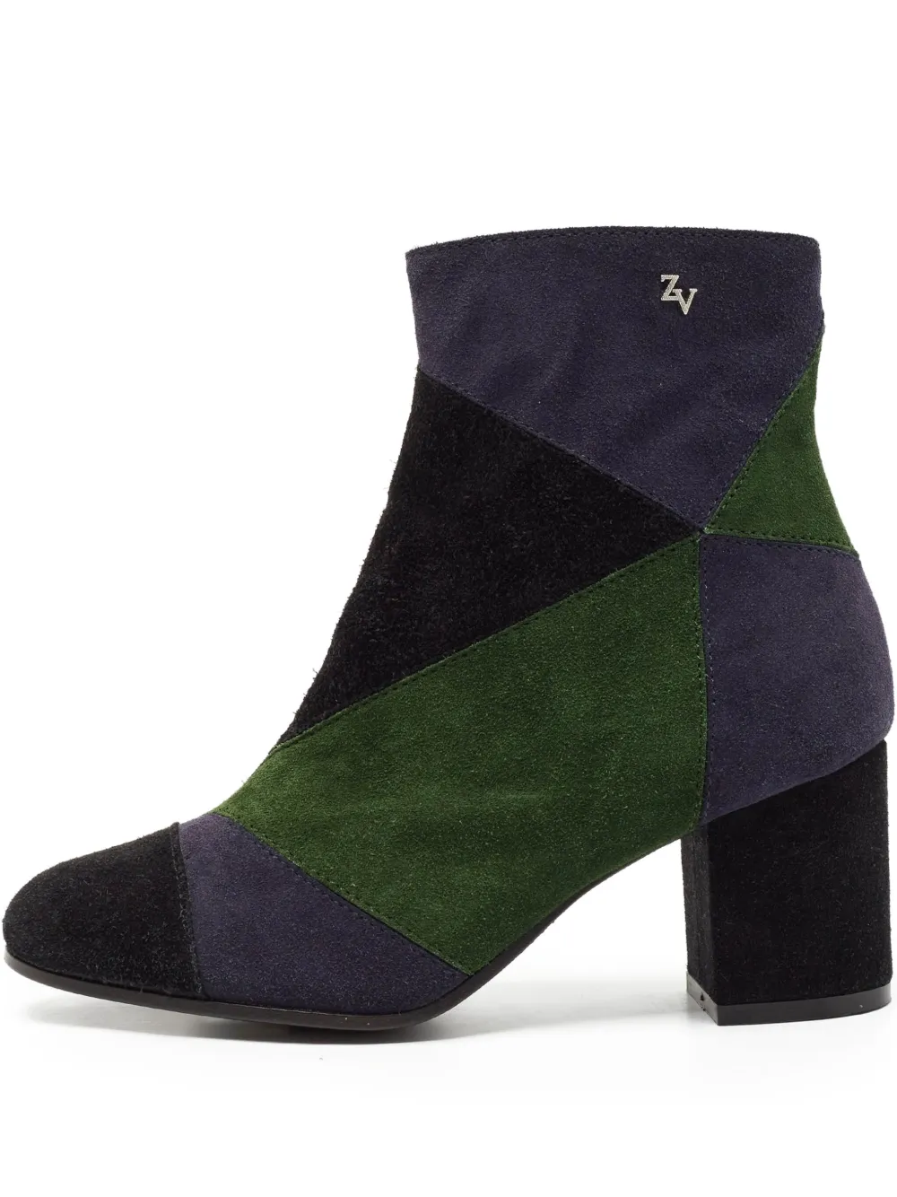 Zadig&Voltaire bottines pre-owned 70 mm à design patchwork | vert | Image 1