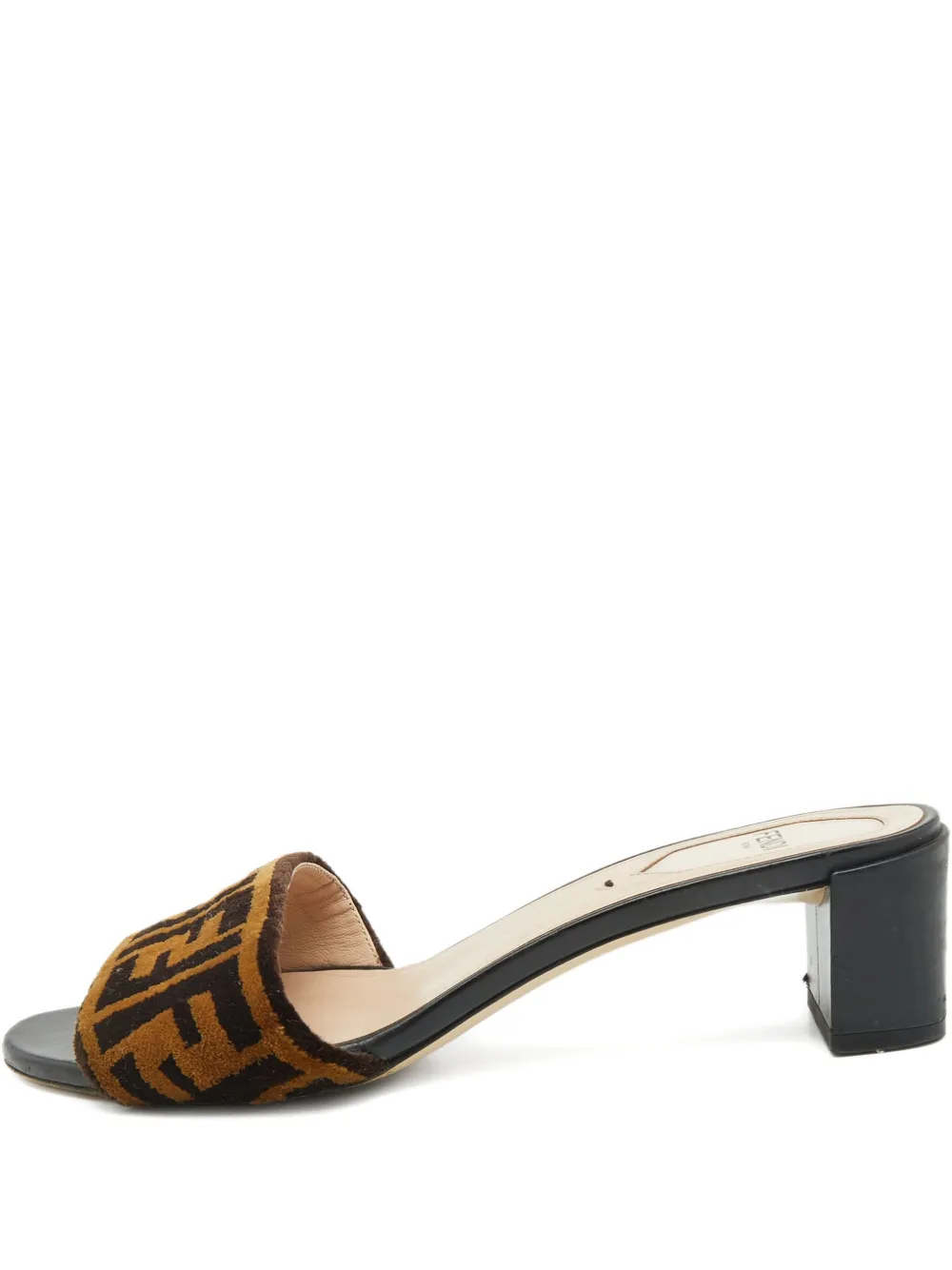 Fendi Pre-Owned 2024 45mm Zucca mules | Brown | Image 1