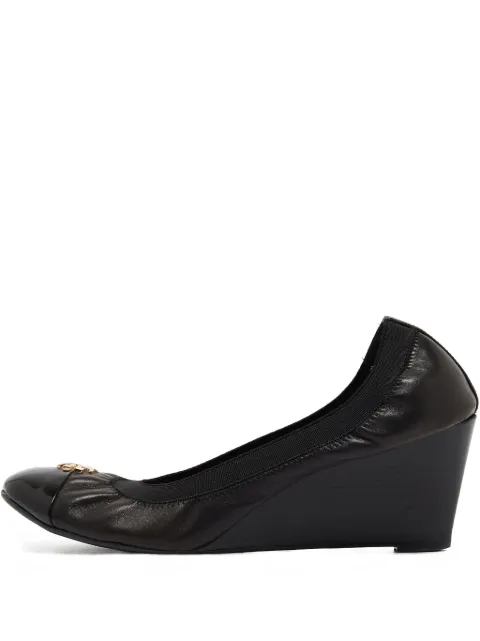 Tory Burch pre-owned 75mm Jolie wedge pumps
