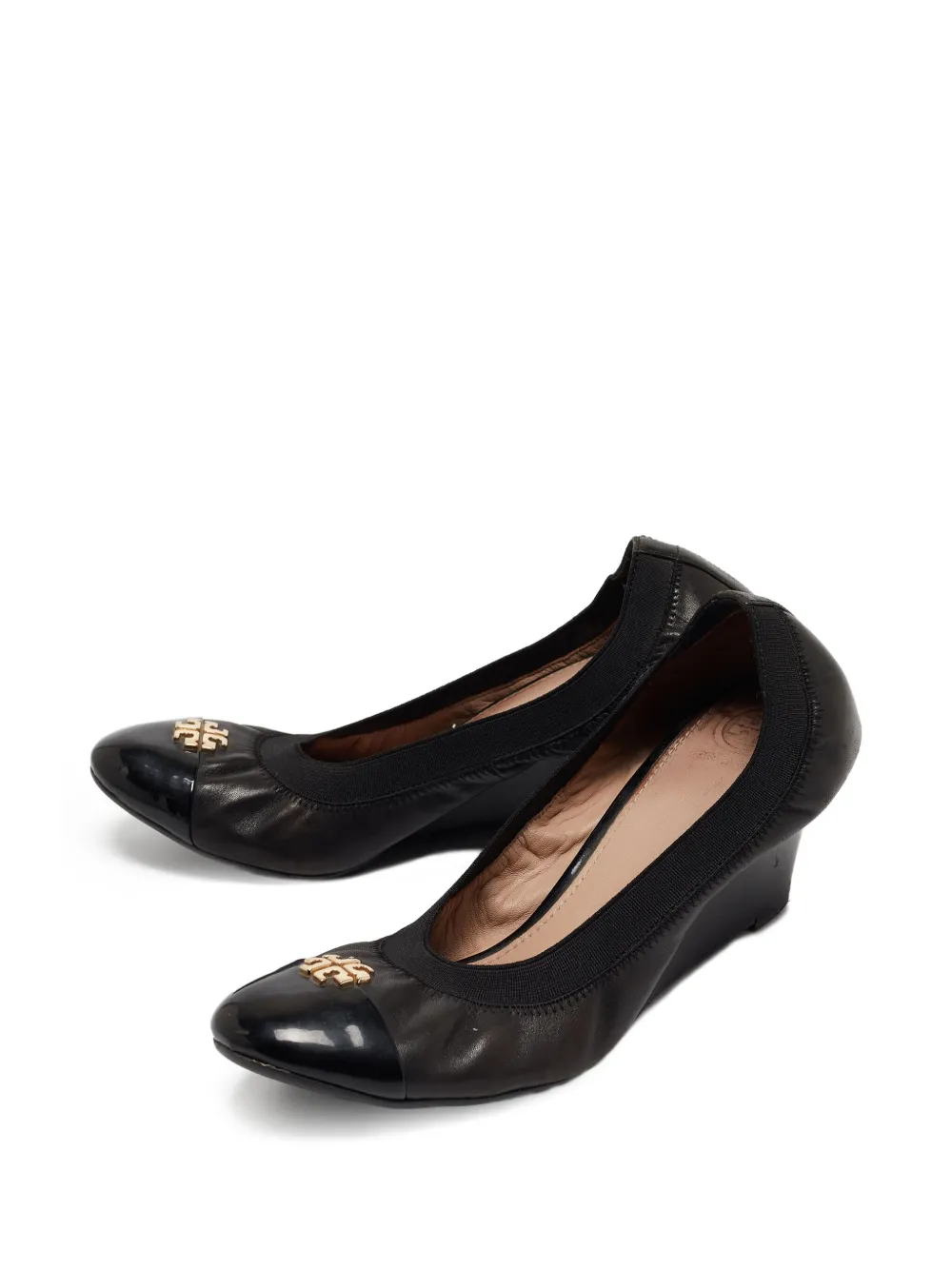 Tory Burch Pre-owned 75 mm Jolie pumps met sleehak - Zwart