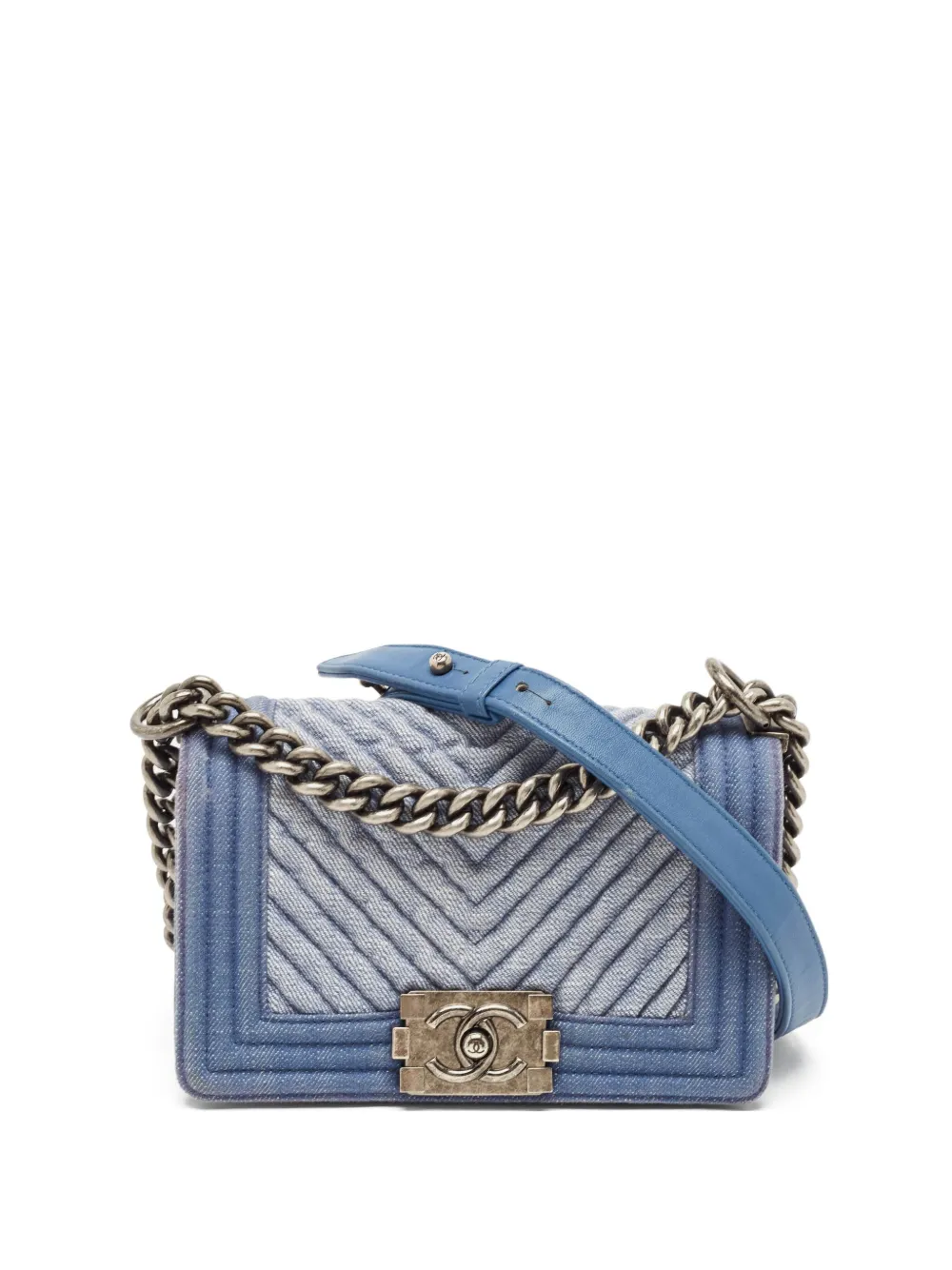 CHANEL Pre-Owned Borsa a spalla Boy Chanel piccola - Blu