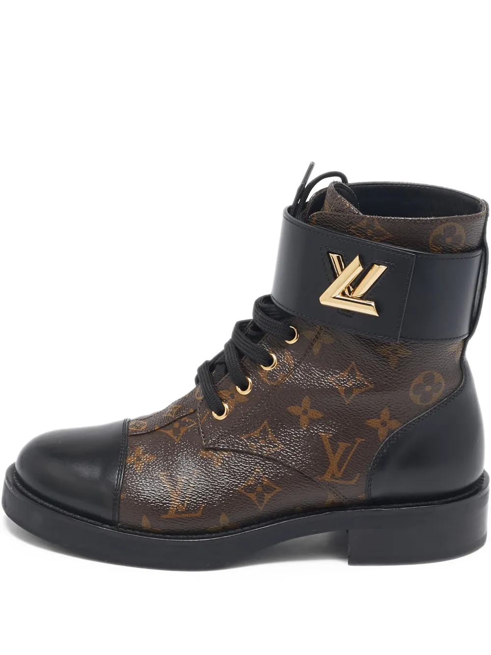 Louis Vuitton Pre-Owned Wonderland Ranger コンバットブーツ - Brown Louis Vuitton Pre-Owned Wonderland Ranger コンバットブーツ - Brown