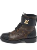 Louis Vuitton Pre-Owned Wonderland Ranger combat boots - Brown