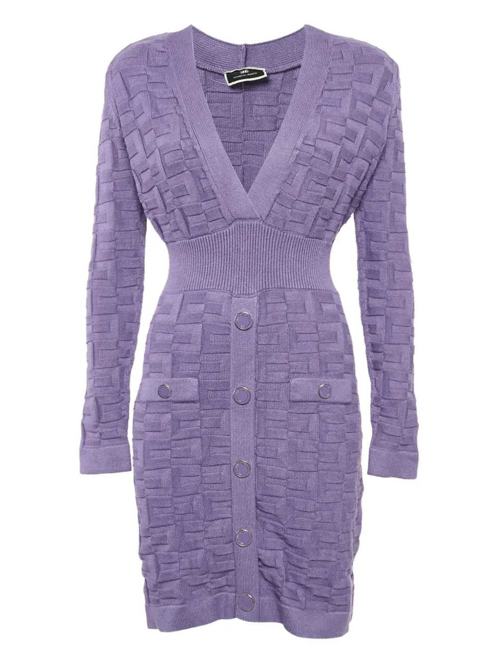 Elisabetta Franchi robe courte en maille pre-owned | violet | Image 1