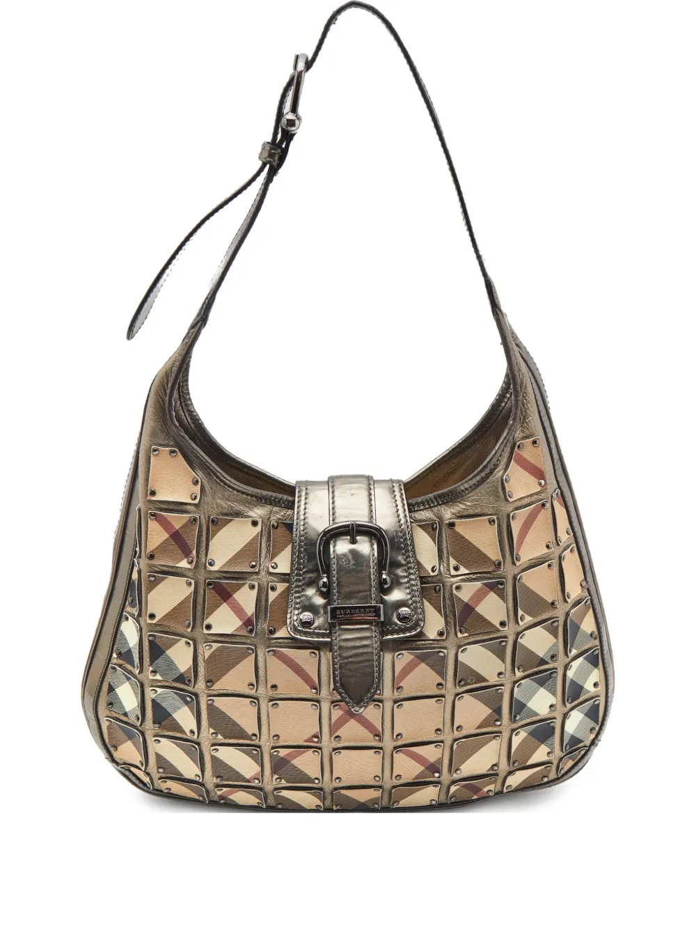 Pre-owned Burberry Nova Check Shoulder Strap