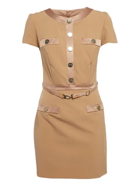 Elisabetta Franchi pre-owned button-embellished belted mini dress