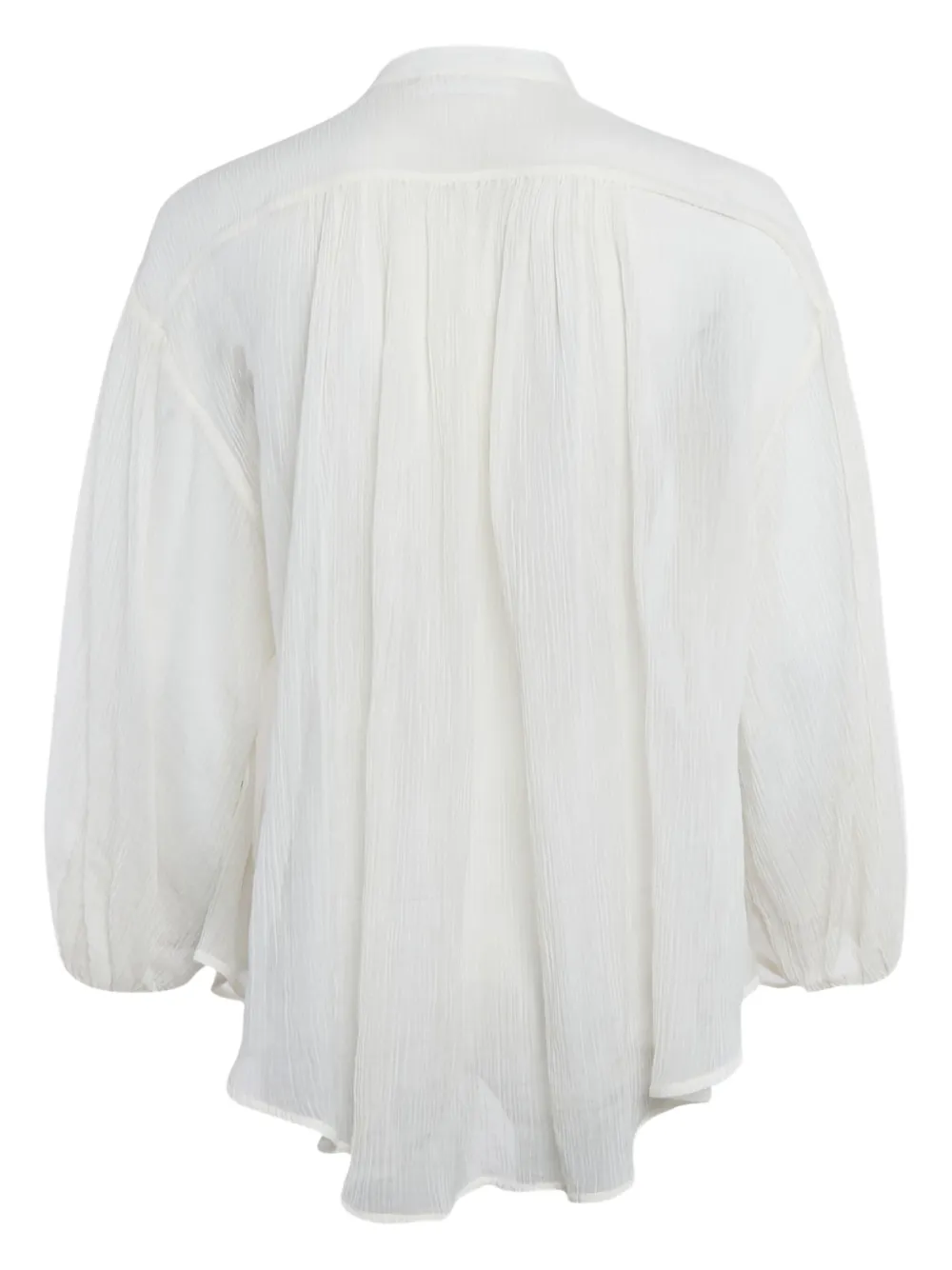 ZIMMERMANN plissé-effect button-up shirt | Image 2