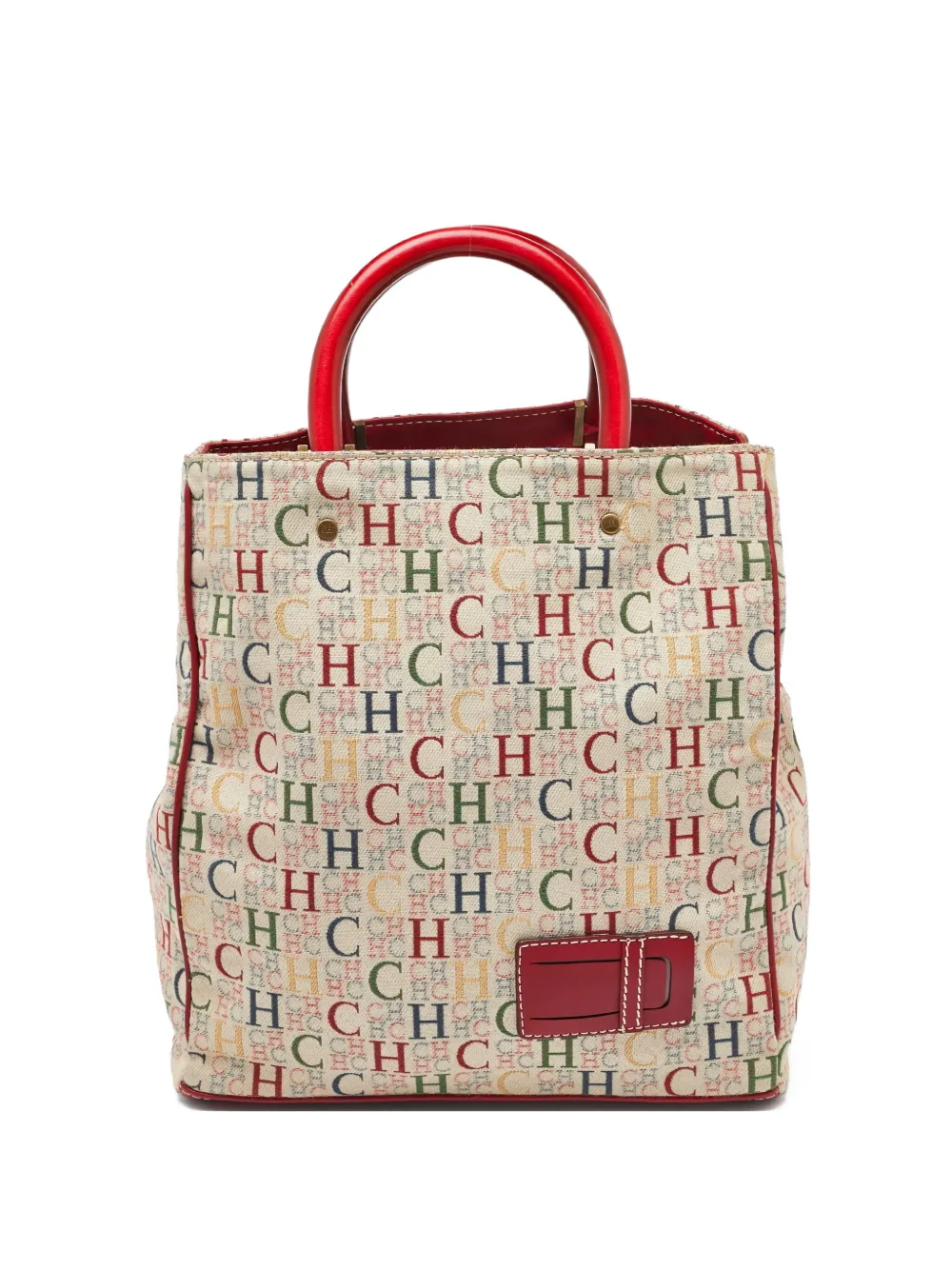 Carolina Herrera Vintage pre-owned monogram tote bag | Neutrals | Image 1
