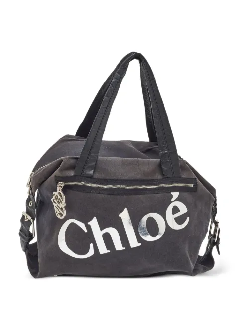 Chloé Pre-Owned logo-print bag 