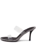 Pre-Owned Alexander Wang 110mm Kira crystal-embellished transparent sandals - White