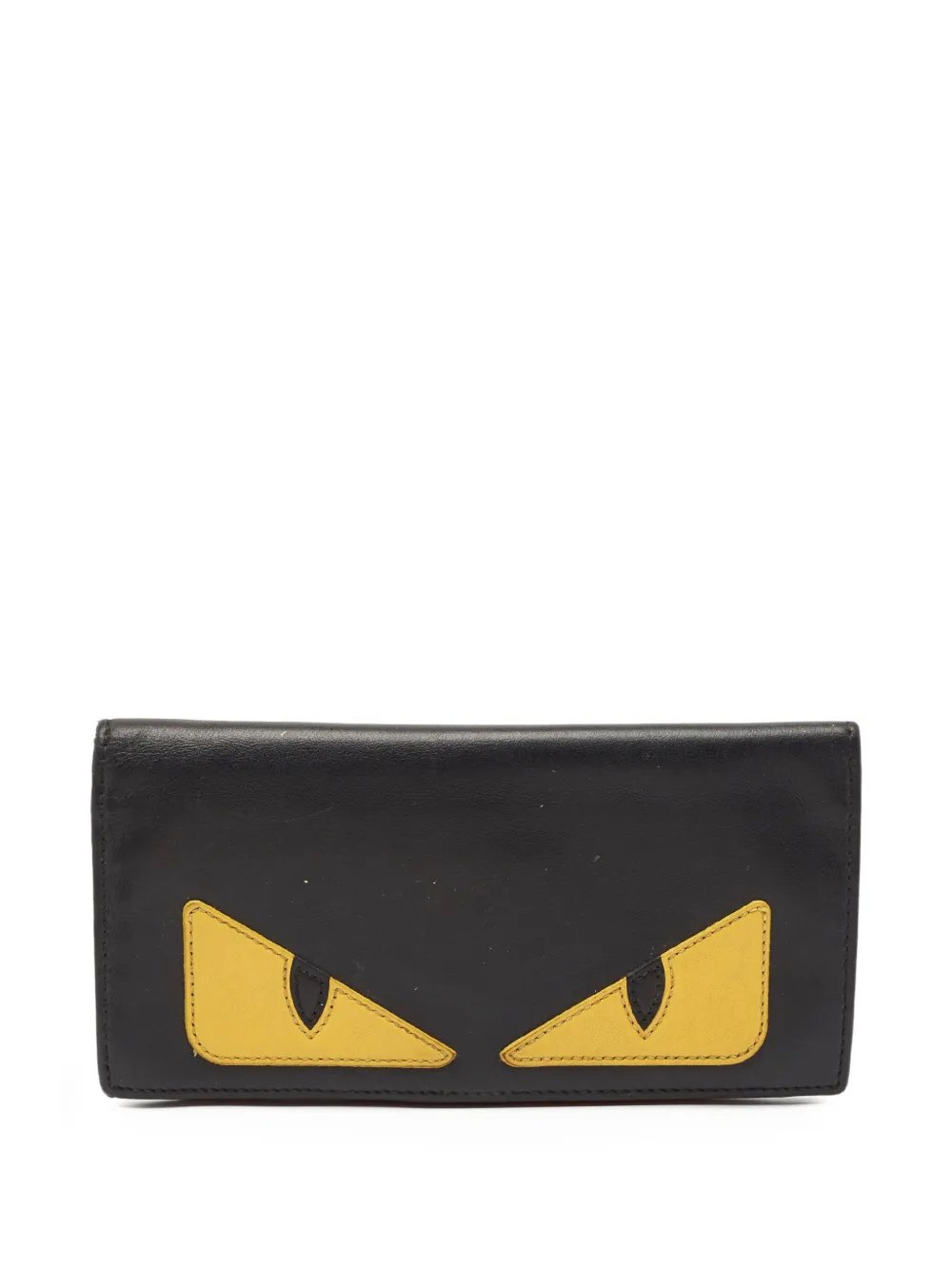 Fendi Pre-Owned Bug's Eyes leather wallet | Black | Image 1