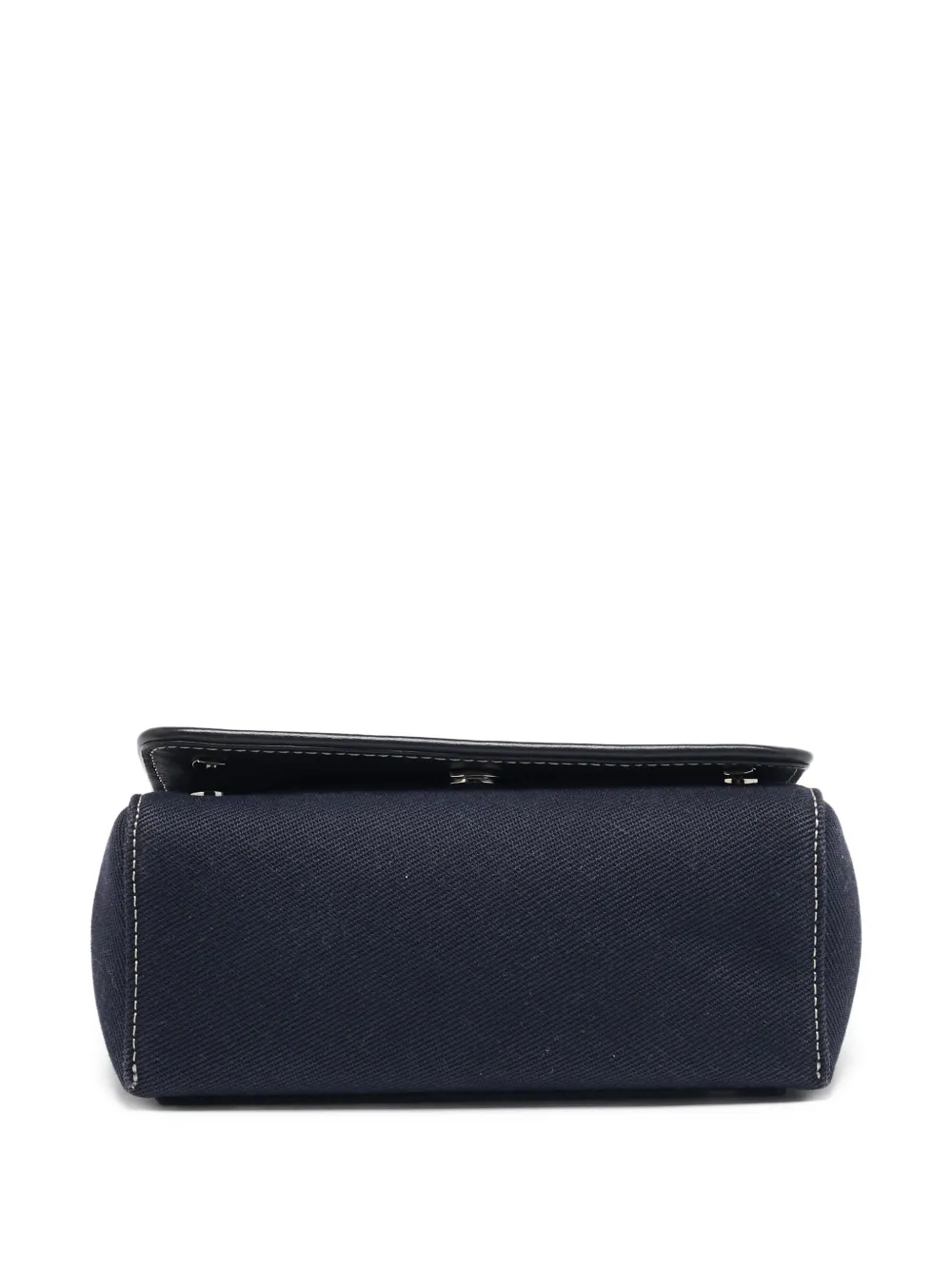 Pre-owned Burberry Horseferry Denim Shoulder Bag