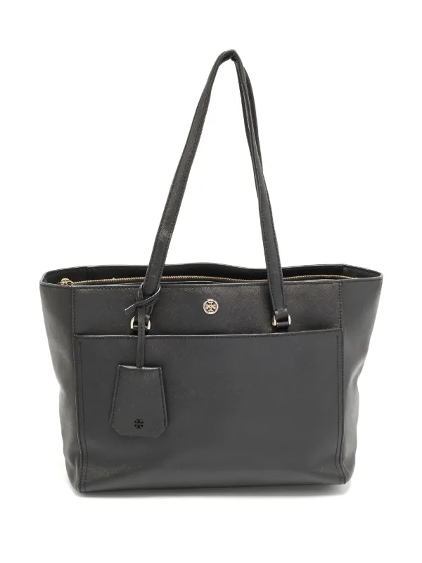 Tory Burch pre-owned Robinson Tote Bag Black FARFETCH