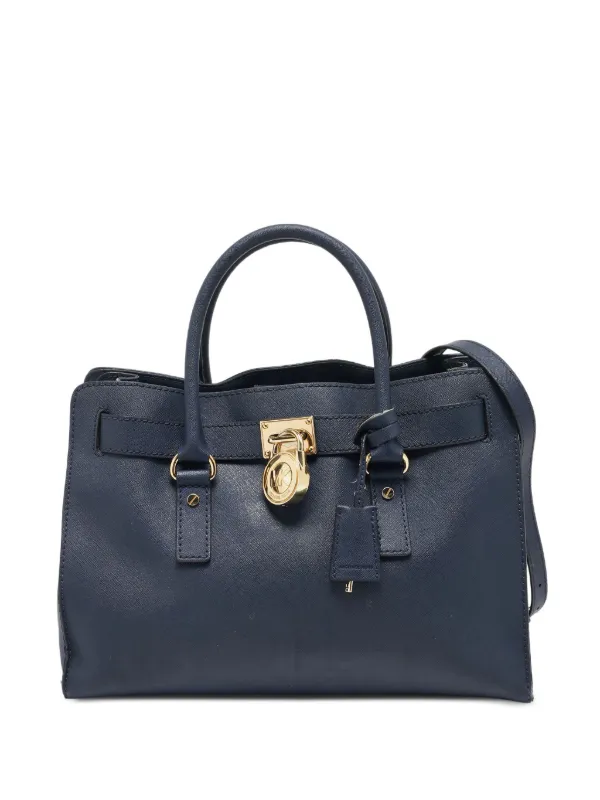 Michael Kors Vintage pre-owned Hamilton Structured Tote Bag Blue