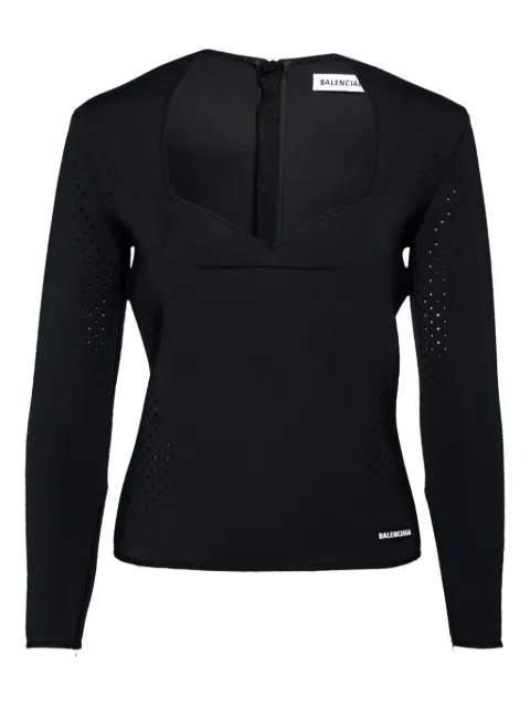 Balenciaga Pre-Owned perforated top