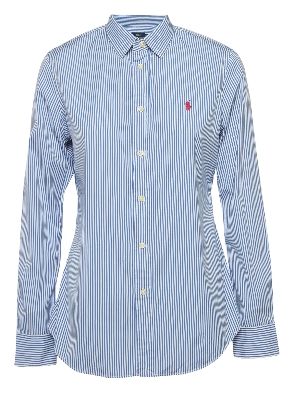 Polo Ralph Lauren Vintage pre-owned striped button-up shirt | Blue | Image 1
