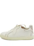 Sophia Webster Bibi Butterfly embellished leather sneakers - White