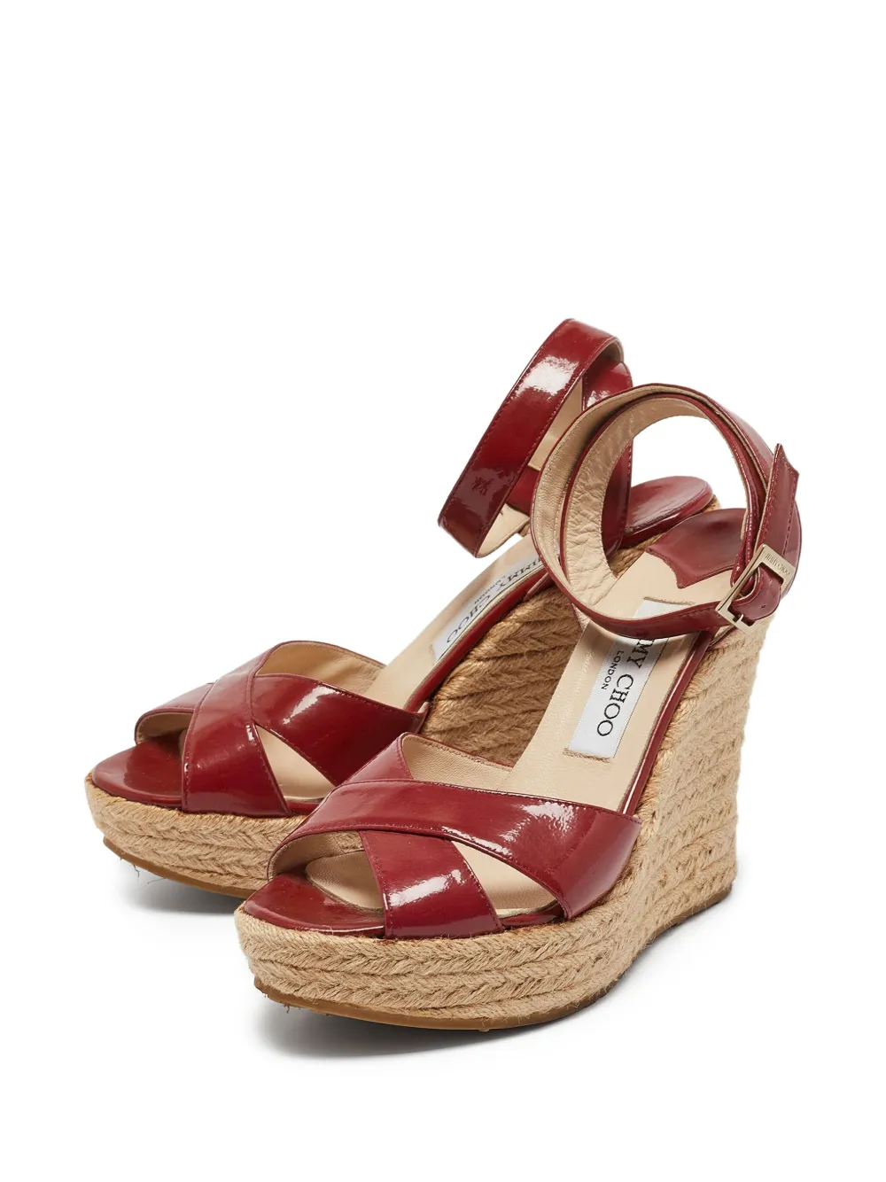 Jimmy Choo Pre-Owned alpargatas Phoenix con tacón 120mm | Image 2