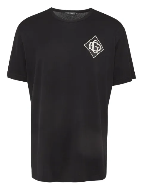 Dolce & Gabbana Pre-Owned logo-appliqué T-shirt