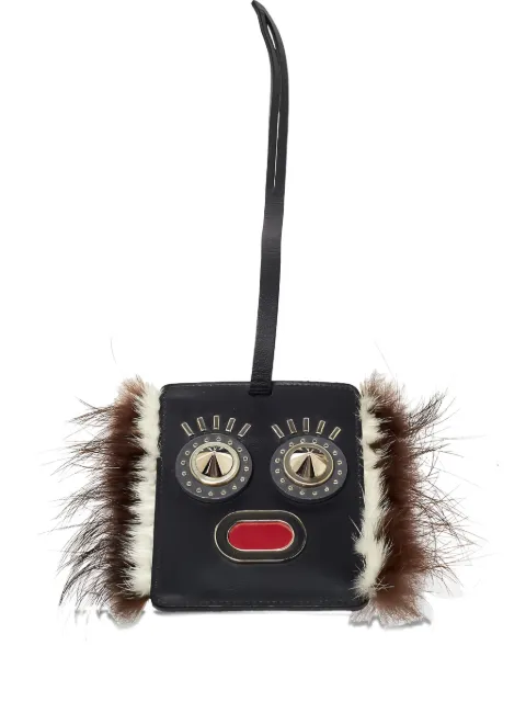 Fendi Pre-Owned Fur Monster Eye luggage charm