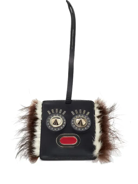 Fendi Pre-Owned Fur Monster Eye luggage charm