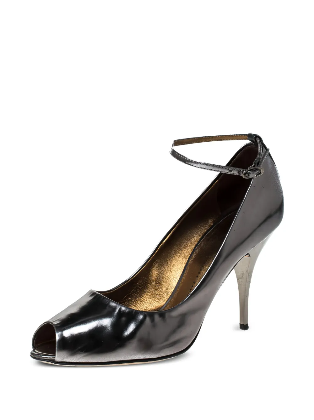 Giuseppe Zanotti Vintage Lakleren pumps met gesp - Zwart