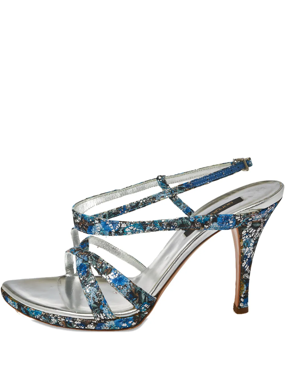 Sergio Rossi Vintage 2023 105mm glitter sandals | Blue | Image 1