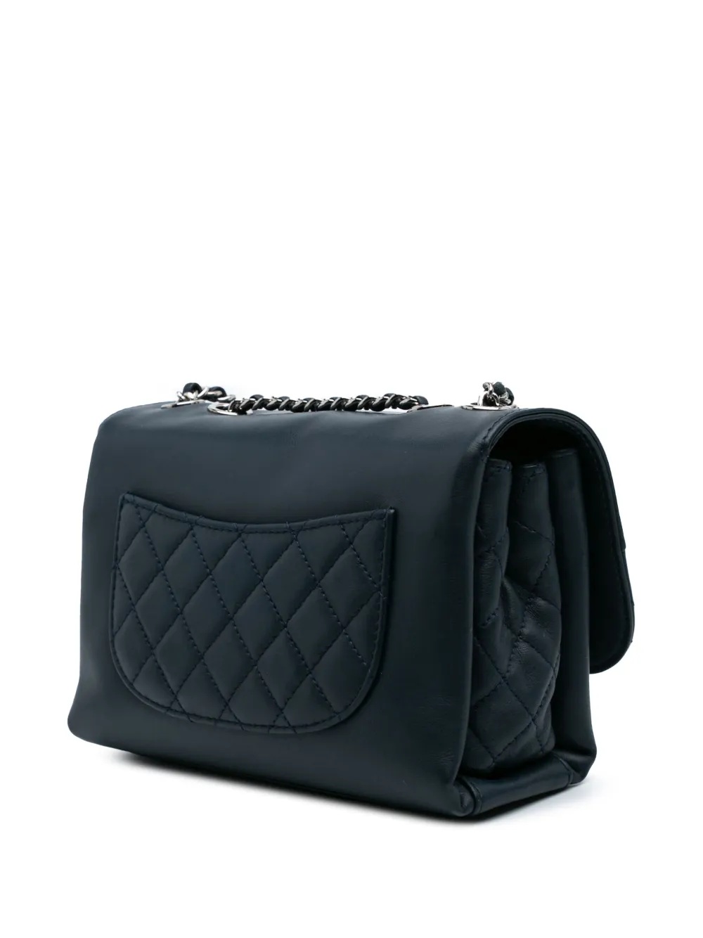 Pre-owned Chanel 2016-2017 Mini Calfskin Tramezzo Flap Crossbody Bag