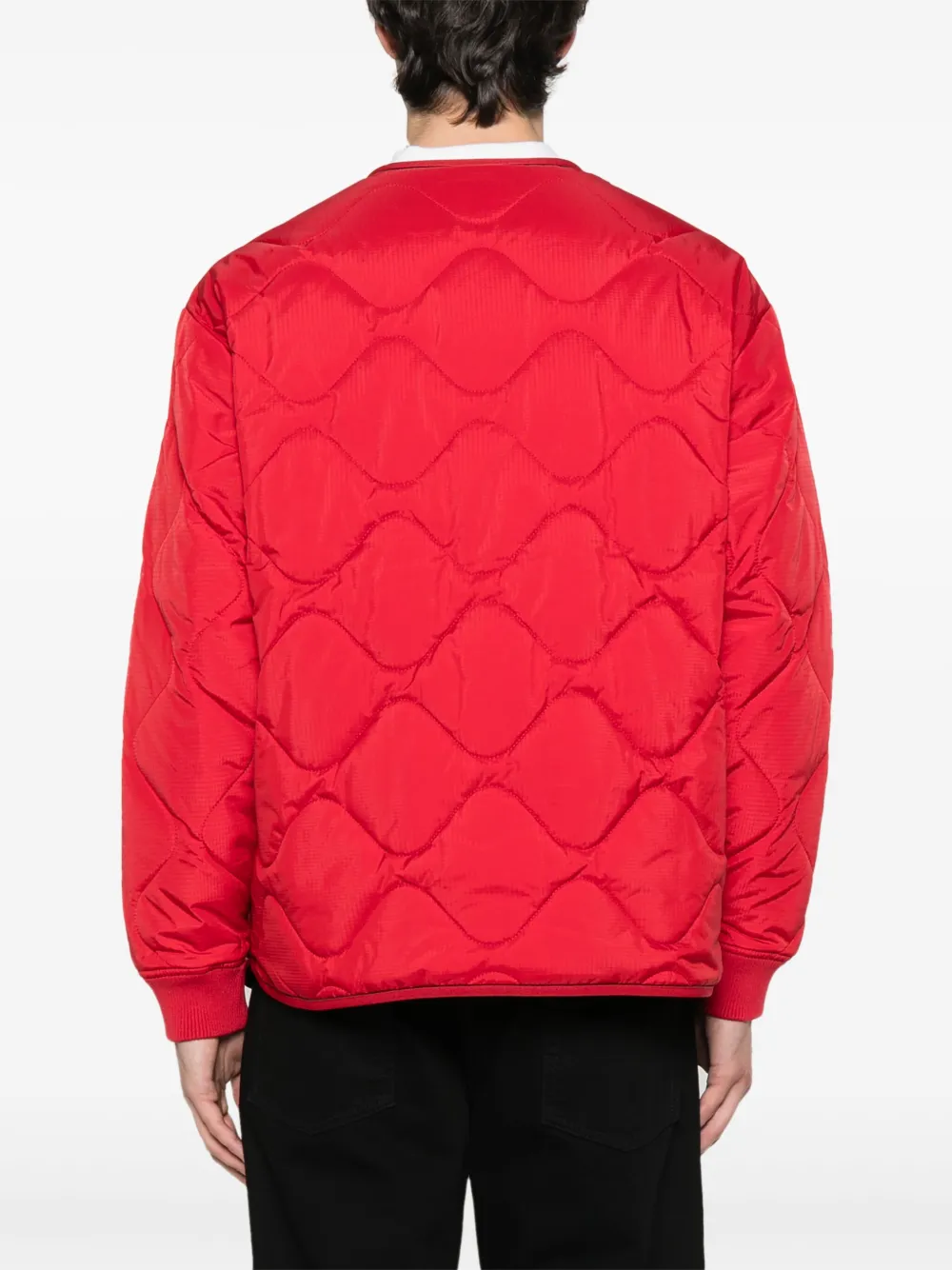 Tommy Hilfiger x Mercedes bomberjack met logopatch Rood