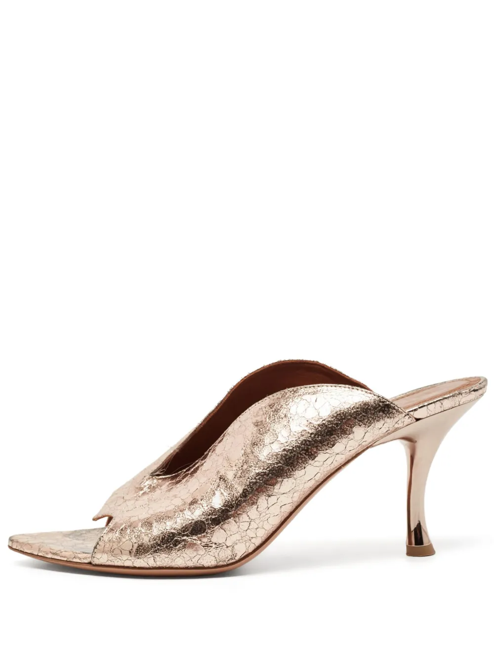 Malone Souliers 90mm leather heeled mules | Neutrals | Image 1