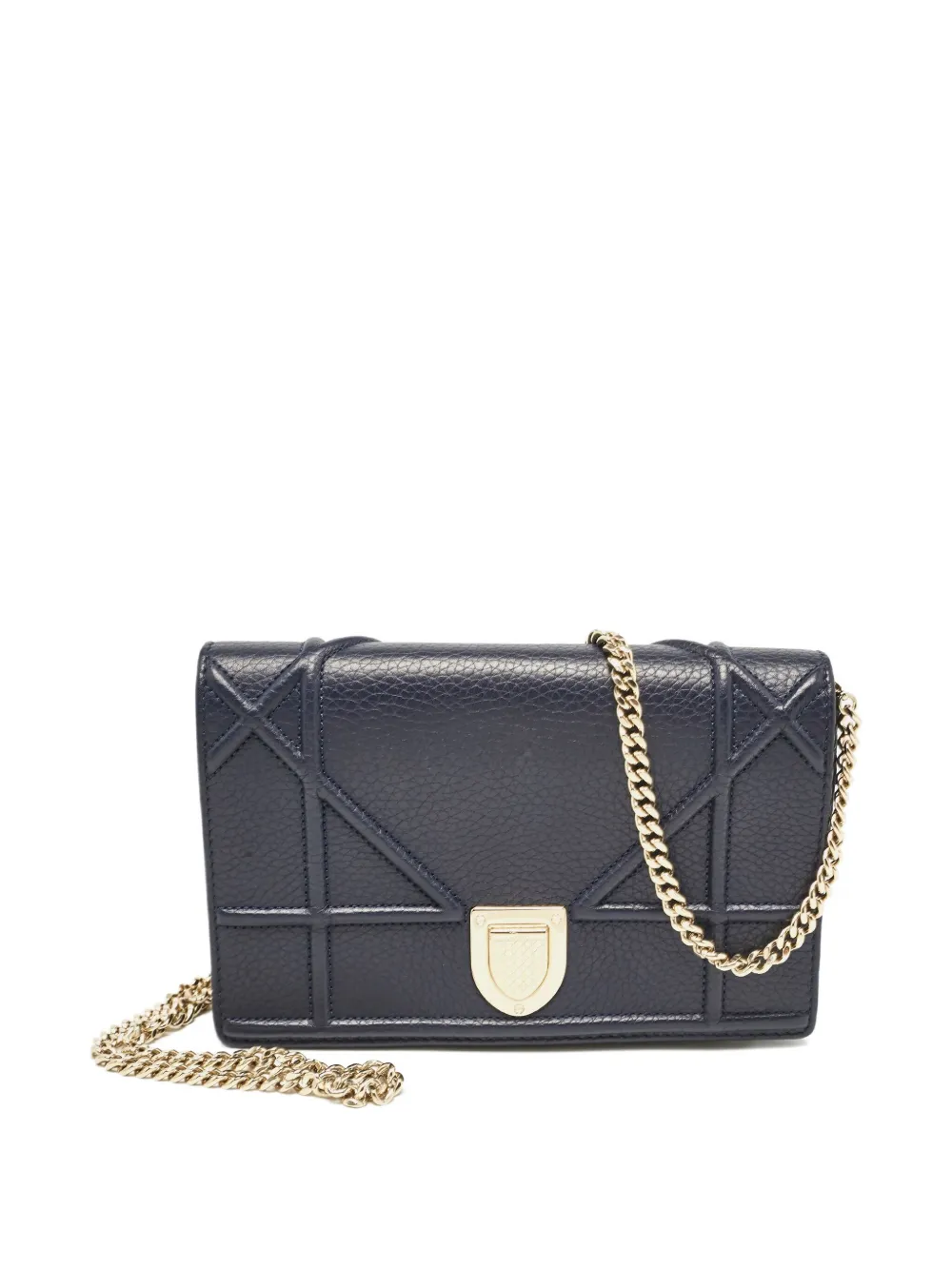 Christian Dior Pre-Owned Woc leather crossbody bag - ブラック Christian Dior Pre-Owned Woc leather crossbody bag - ブラック