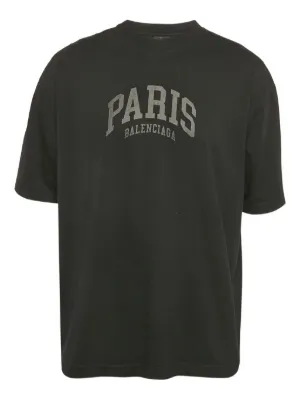 Balenciaga logo-studded T-shirt | Black | FARFETCH