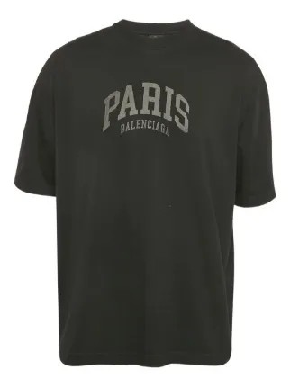 Balenciaga Pre-Owned 2024 Paris Tシャツ | ブラック | FARFETCH JP