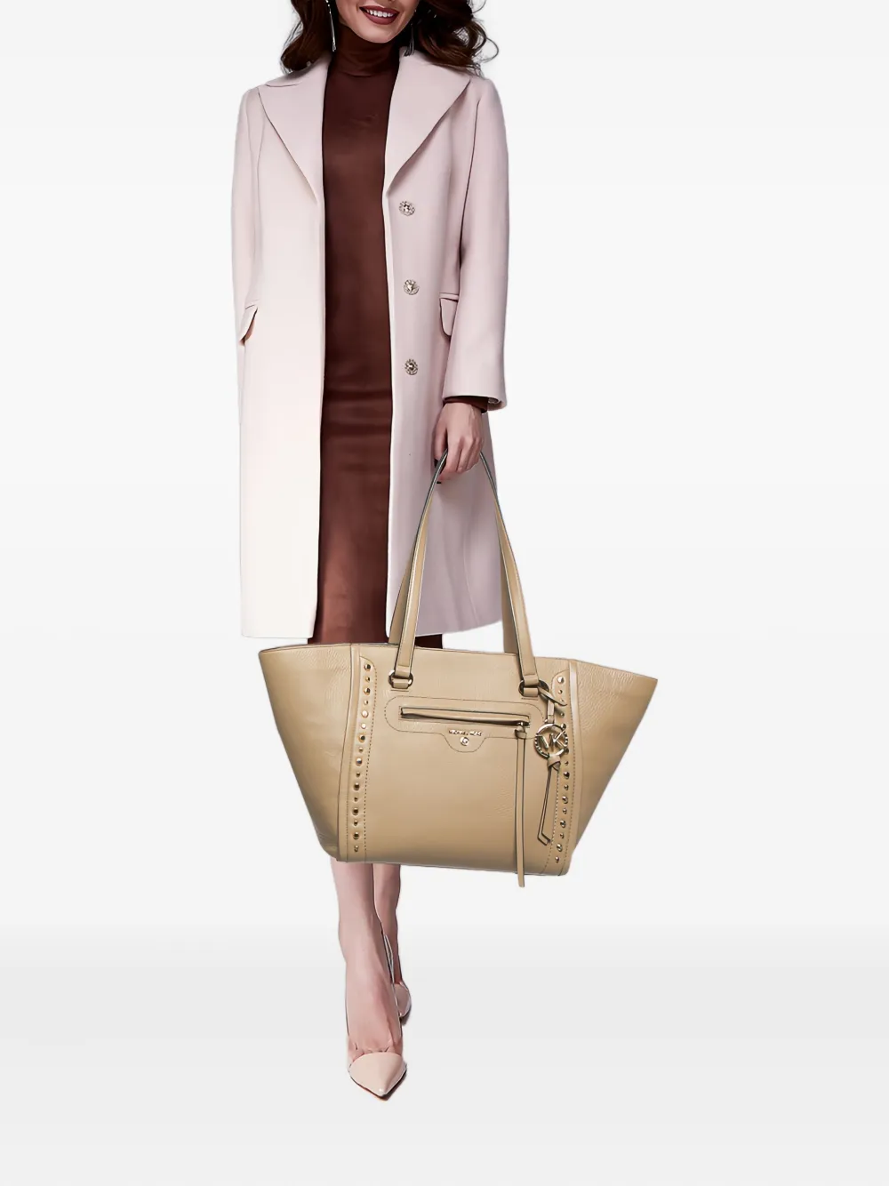 Michael Kors Vintage pre-owned studded leather tote bag | Pre-Owned | Image 2