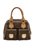 Louis Vuitton Pre-Owned 2000s Manhattan PM monogram leather tote bag - Brown