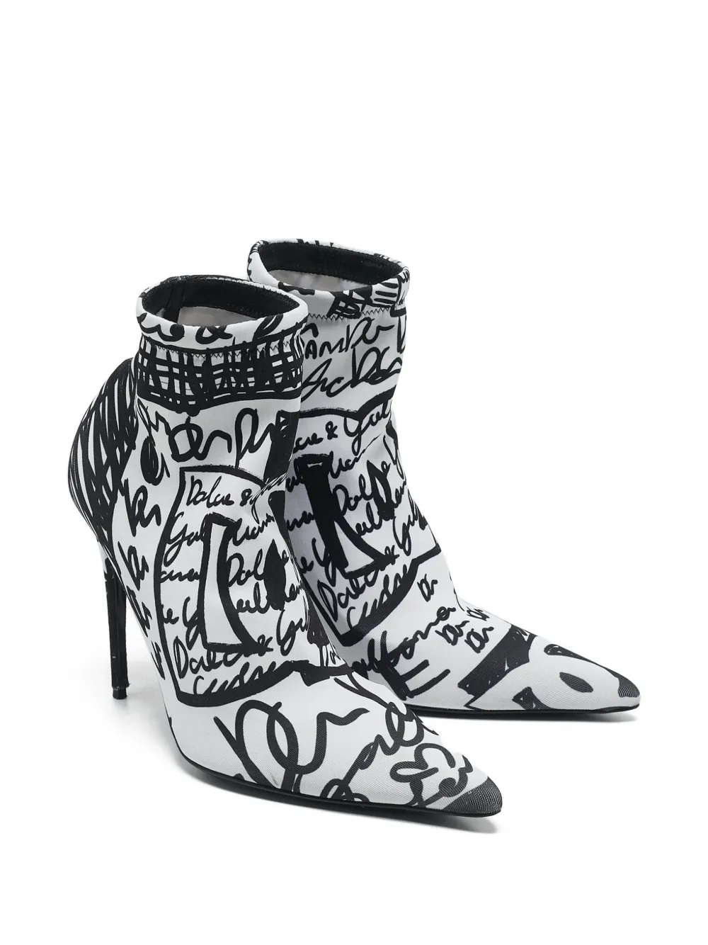 Dolce & Gabbana Pre-Owned 105mm graffiti-print pumps | Image 2