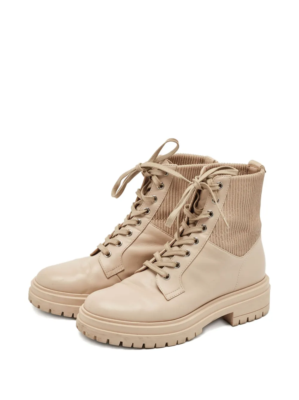 Gianvito Rossi Pre-owned leren laarzen - Beige