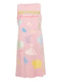 Moschino Pre-Owned graphic-print shift dress - Pink
