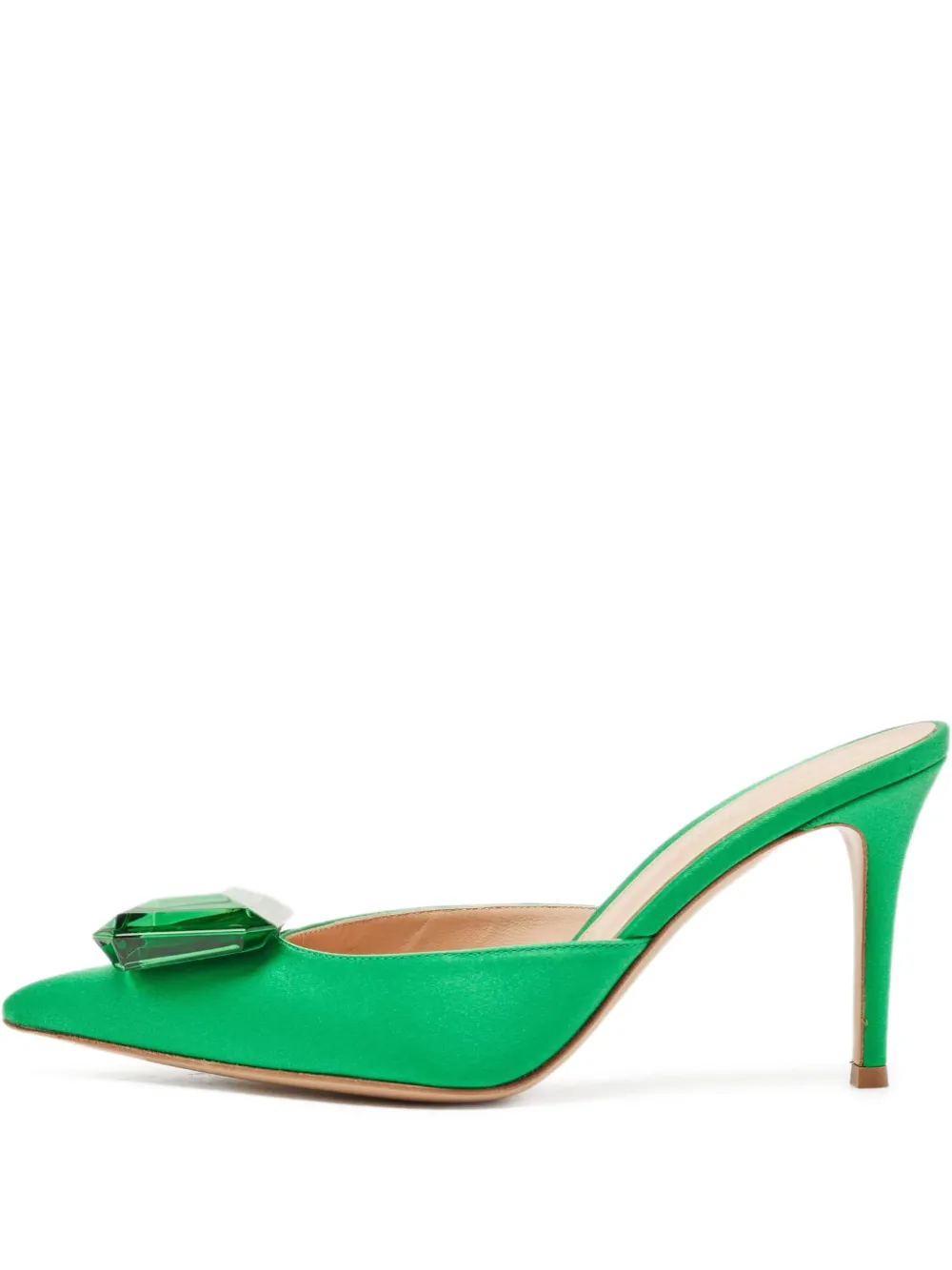 Gianvito Rossi pre-owned 90mm Jaipur mules | Green | Image 1