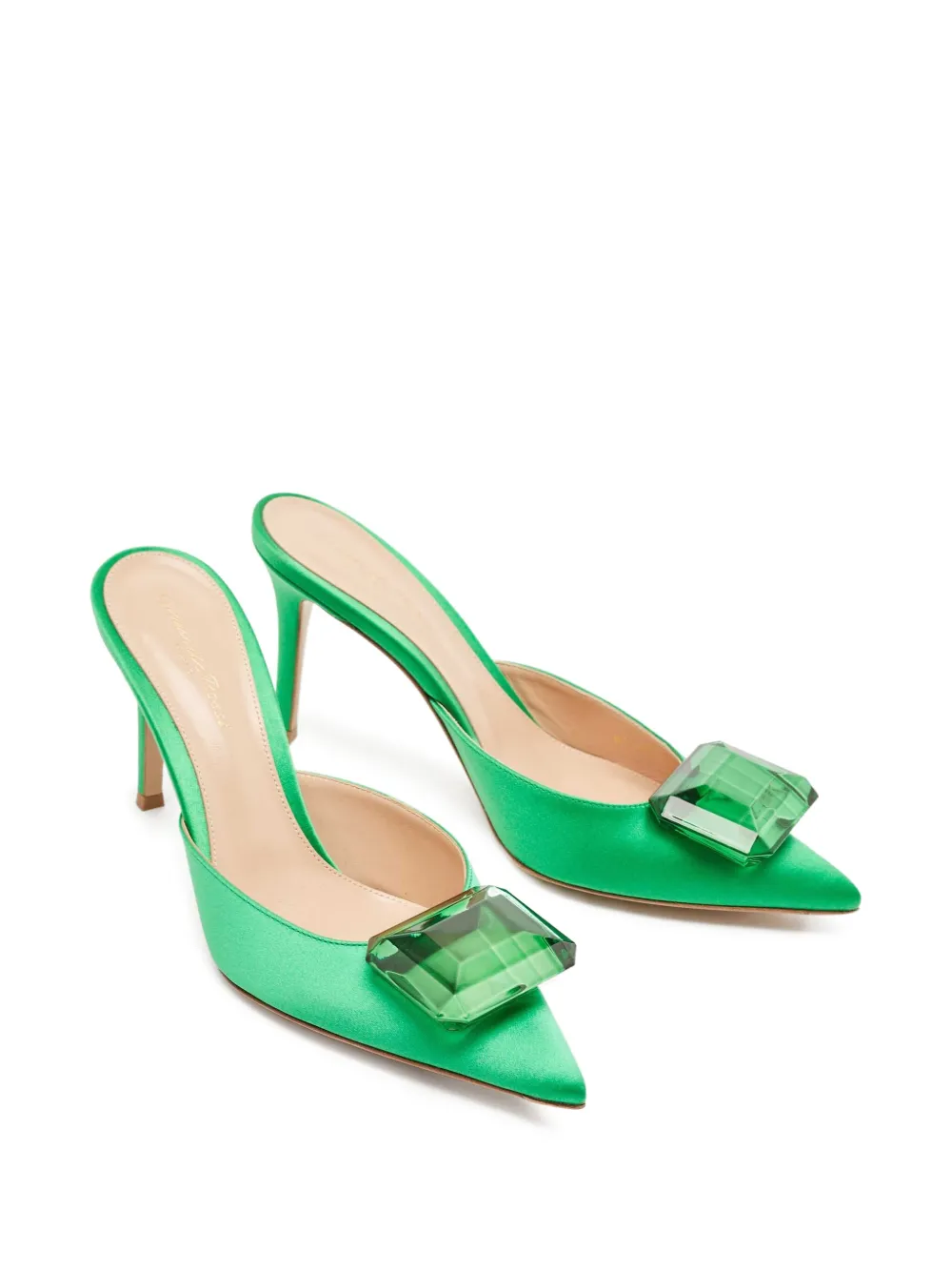 Gianvito Rossi Pre-owned 90 mm Jaipur muiltjes - Groen