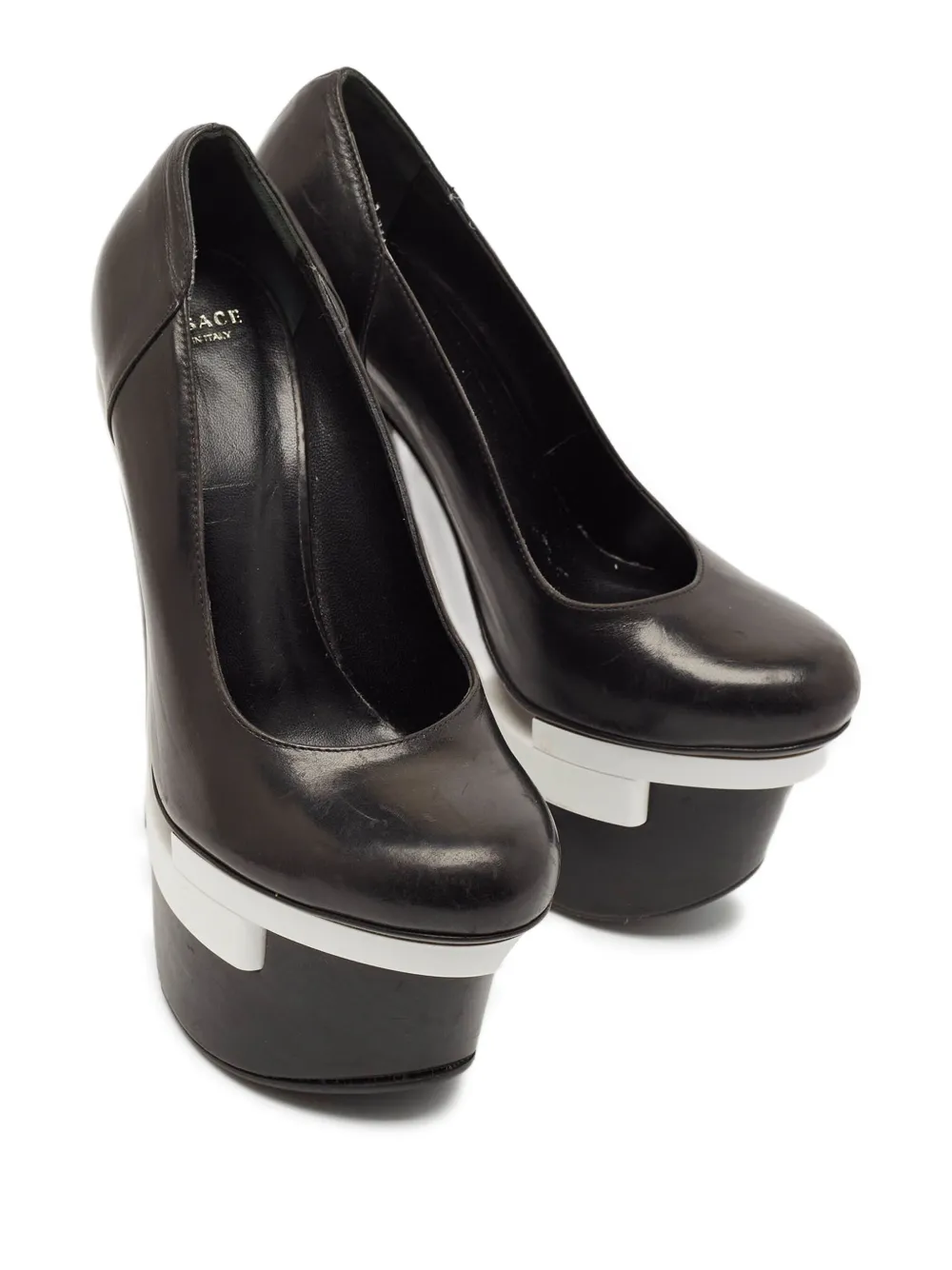 Versace Pre-Owned 165mm platform stiletto pumps | Image 2